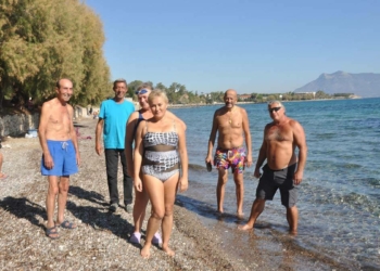 Datça'da kasım ayında plajlara akın