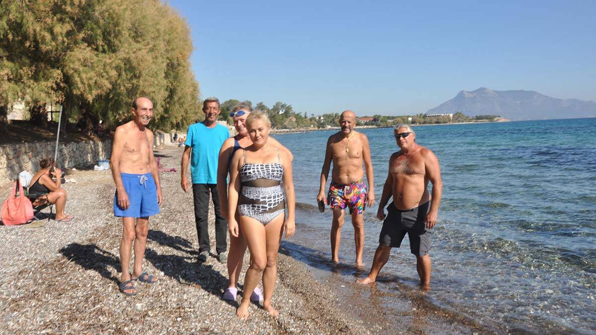 Datça'da kasım ayında plajlara akın