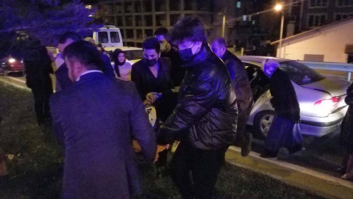 Düğün konvoyunda zincirleme kaza