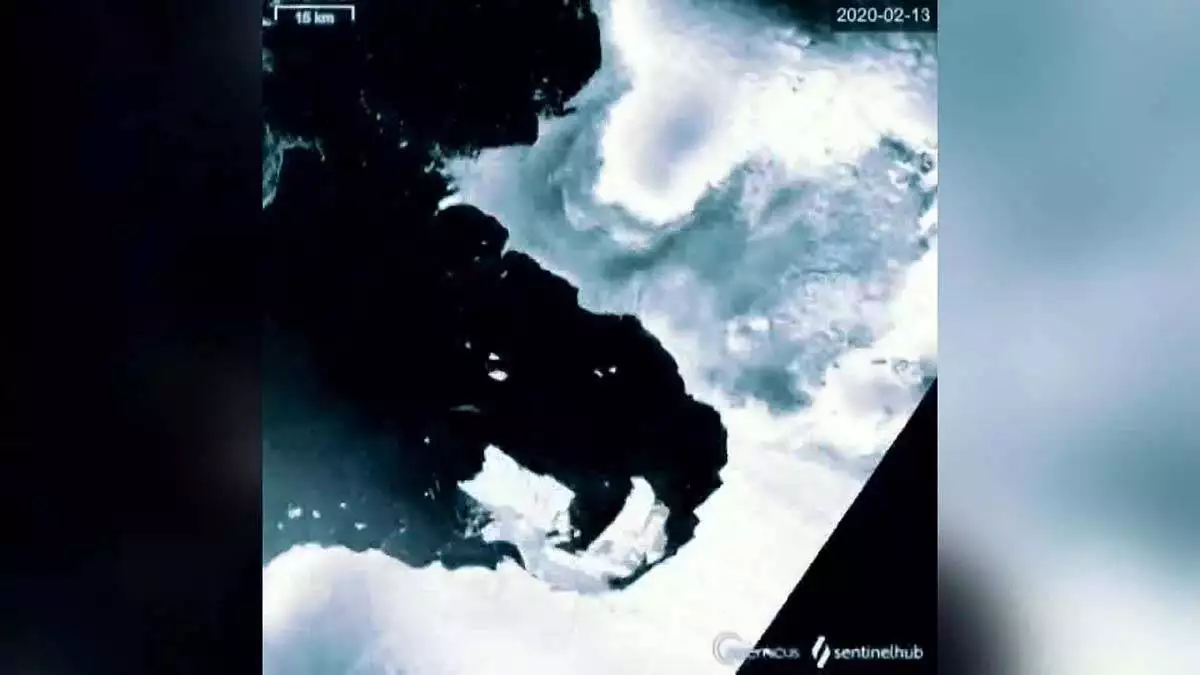 En hızlı eriyen buzul uzaydan görüntülendi