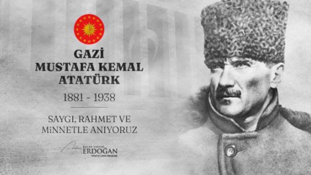 Erdoğan, Mustafa Kemal Atatürk'ü andı