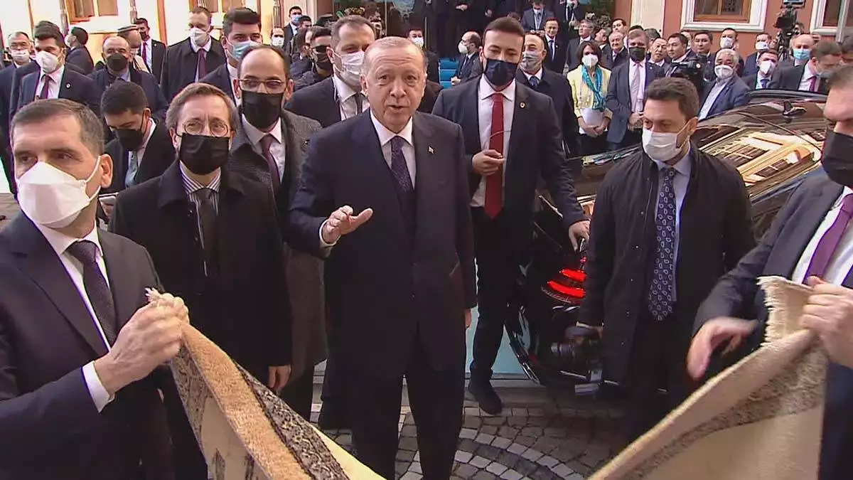 Erdoğan, türk konseyi binasının açılışını yaptı