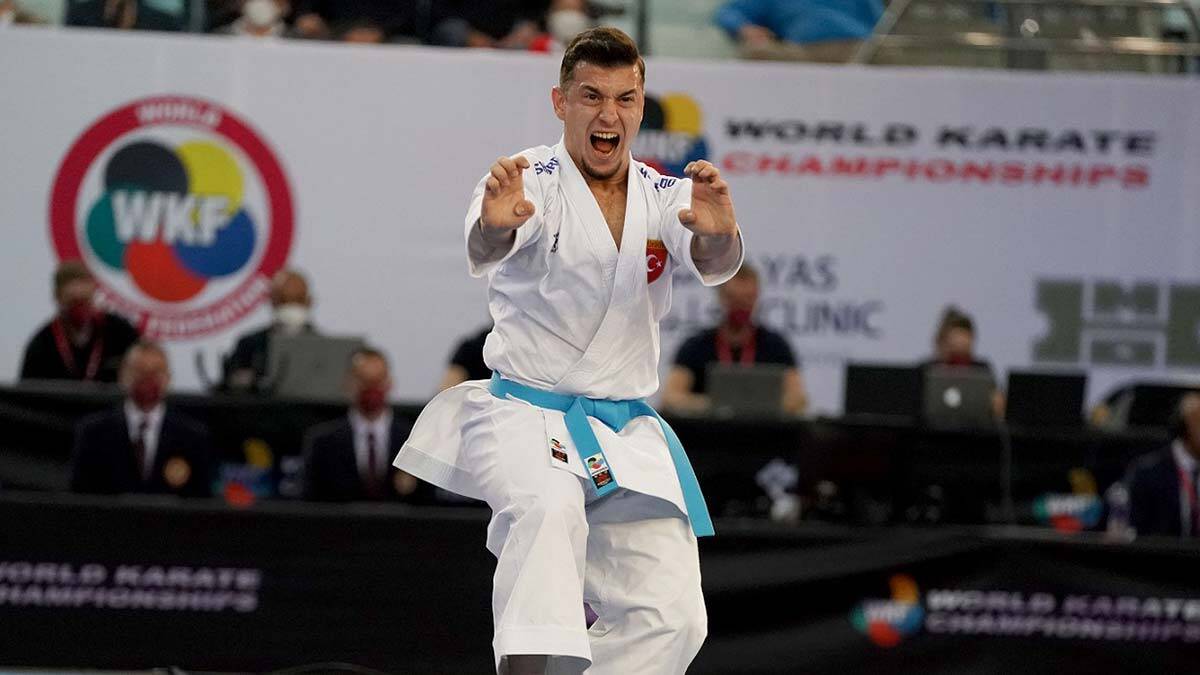 Eren Akkurt ise Amerikalı rakibi Thomas Scott'a 5-2 yenilerek Dubai'deki Dünya Karate Şampiyonası'nı beşinci olarak bitirdi