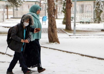 Erzurum'da kar yağışı kenti beyaza bürüdü