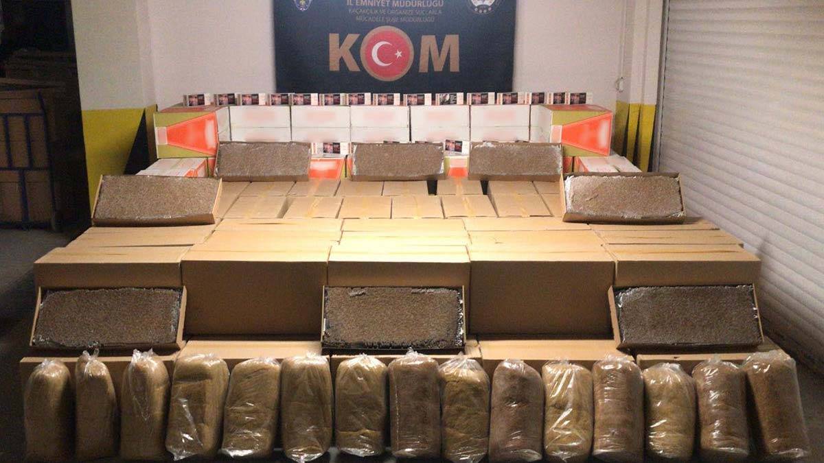 Eskişehir'de kaçak sigara ele geçirildi