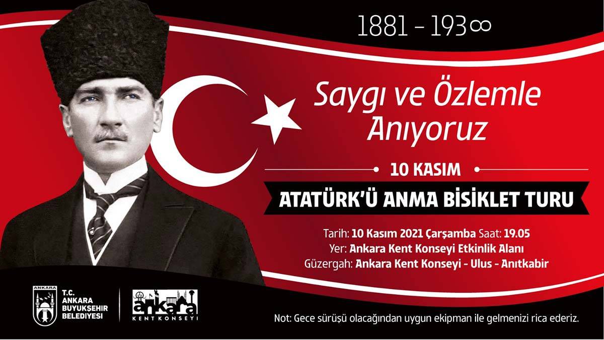 Başkent O An:Kara billboardlarıyla donatılacak Başkent’te Ankara Kent Konseyi Bisiklet Meclisi de Gençlik Parkı’ndan Anıtkabir’e kadar bisiklet turu gerçekleştirecek.