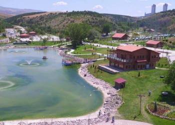 Üreğil Millet Bahçesi'ne ziyaretçi akını