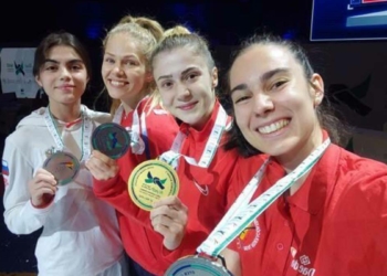 Merve Dinçel altın madalya kazandı