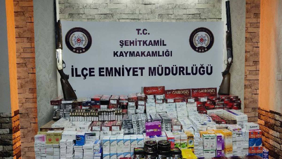 Gaziantep'te kaçakçı operasyonu: 84 gözaltı