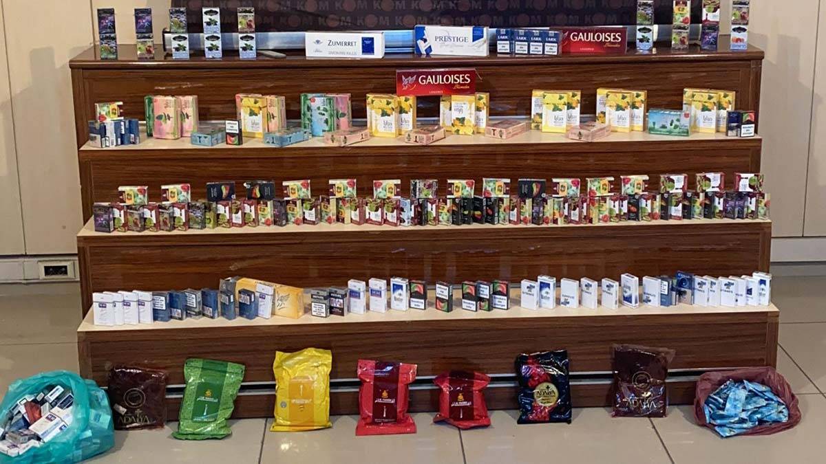 Malzemelere el koyan polis ekipleri, 57 şüpheliyi de gözaltına aldı