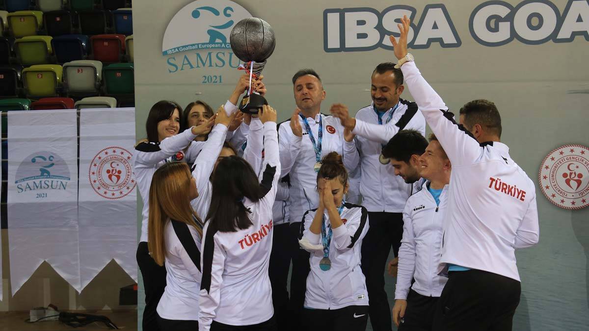 Golbol Avrupa Şampiyonası'nda milliler 2'nci oldu