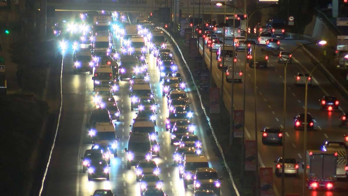 07.45 itibariyle trafik yüzde 57 olarak ölçüldü