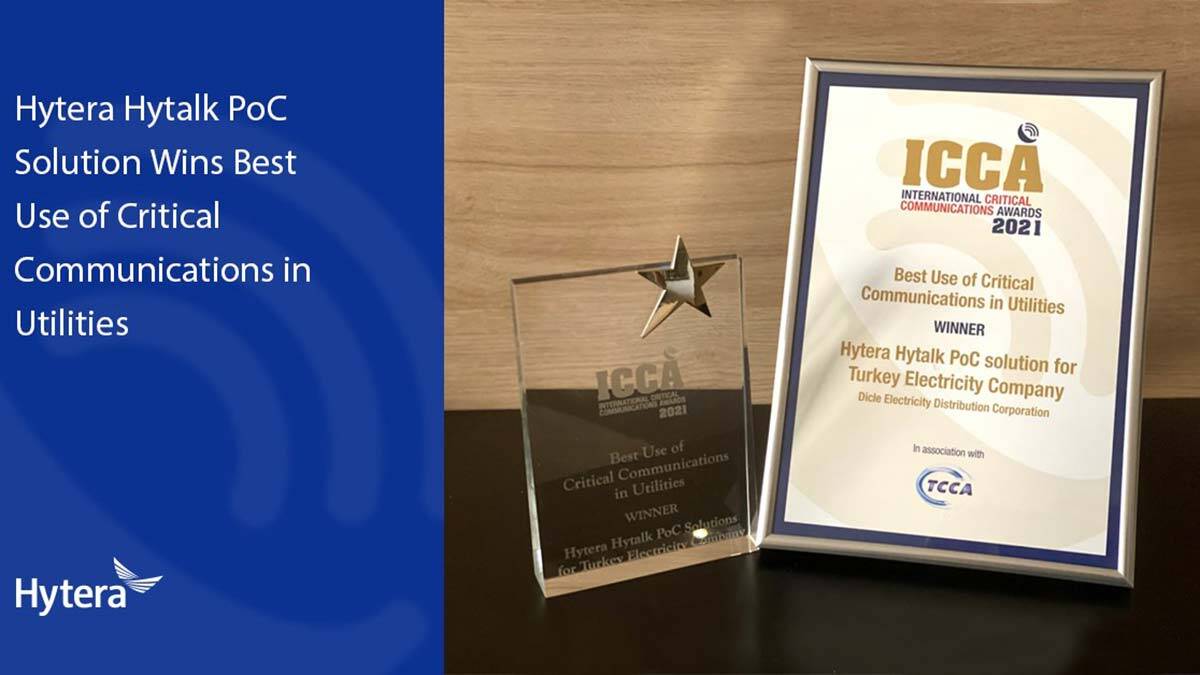 Hytera'ya uluslararası iletişim teknolojisi ödülü