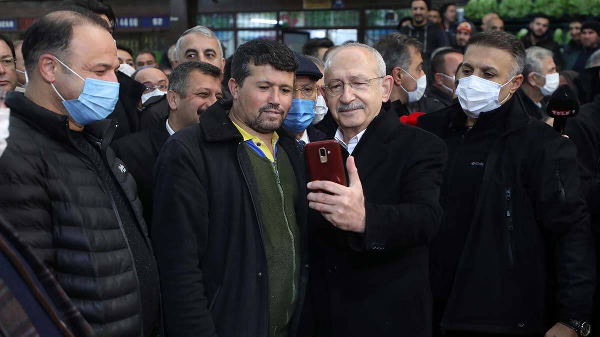 Kılıçdaroğlu Ankara Hali'ni ziyaret etti