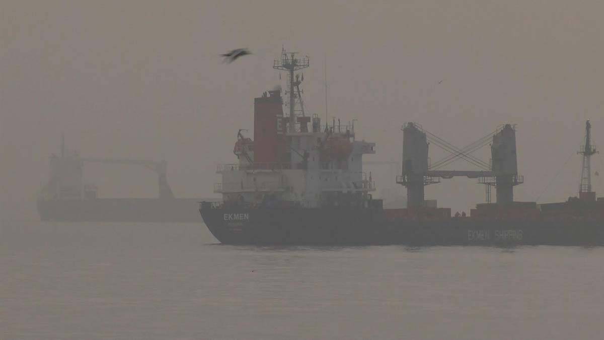 İstanbul Boğazı'nda sis gemi trafiğini etkiledi
