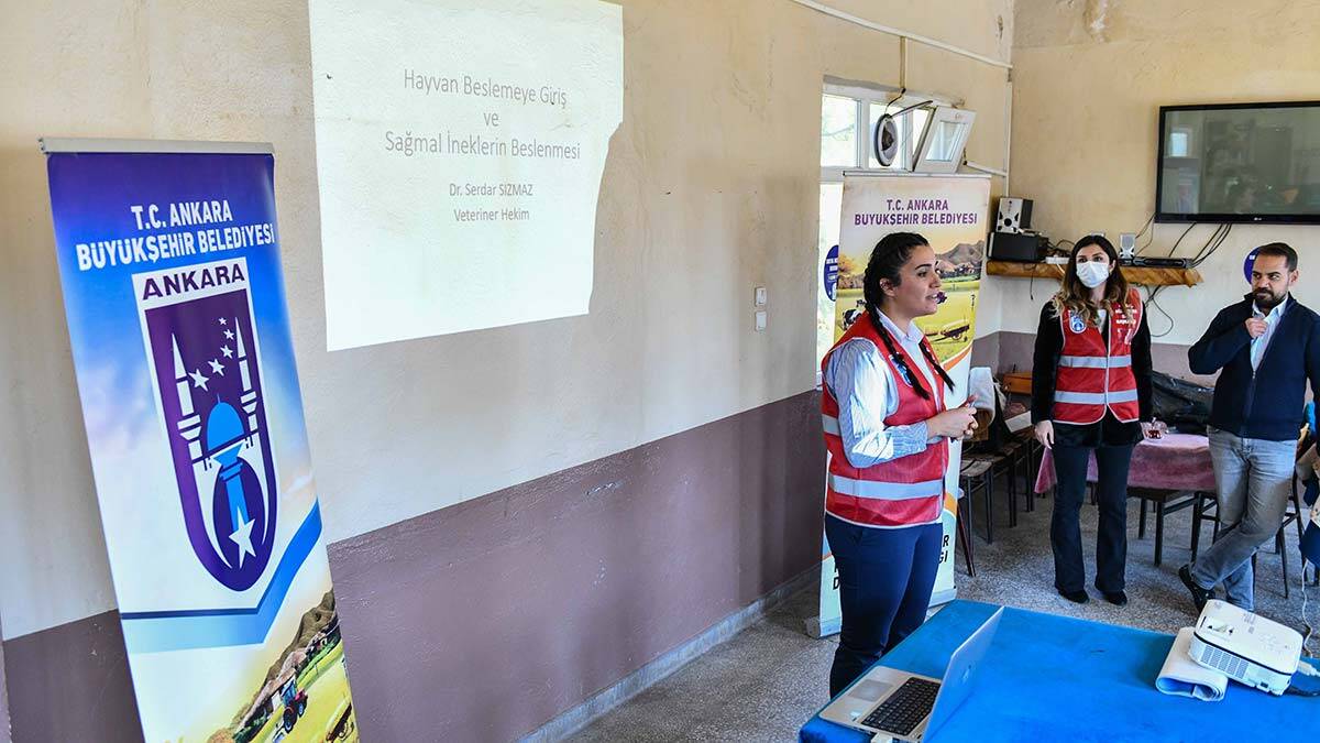 Hayvan üreticilerine eğitim desteği