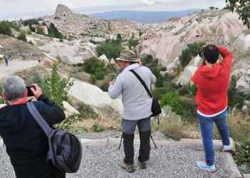 Kapadokya bölgesini 346 bin 112 turist ziyaret etti