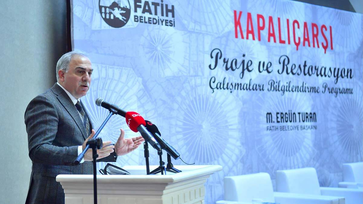 Kapalıçarşı proje ve restorasyonu anlatıldı