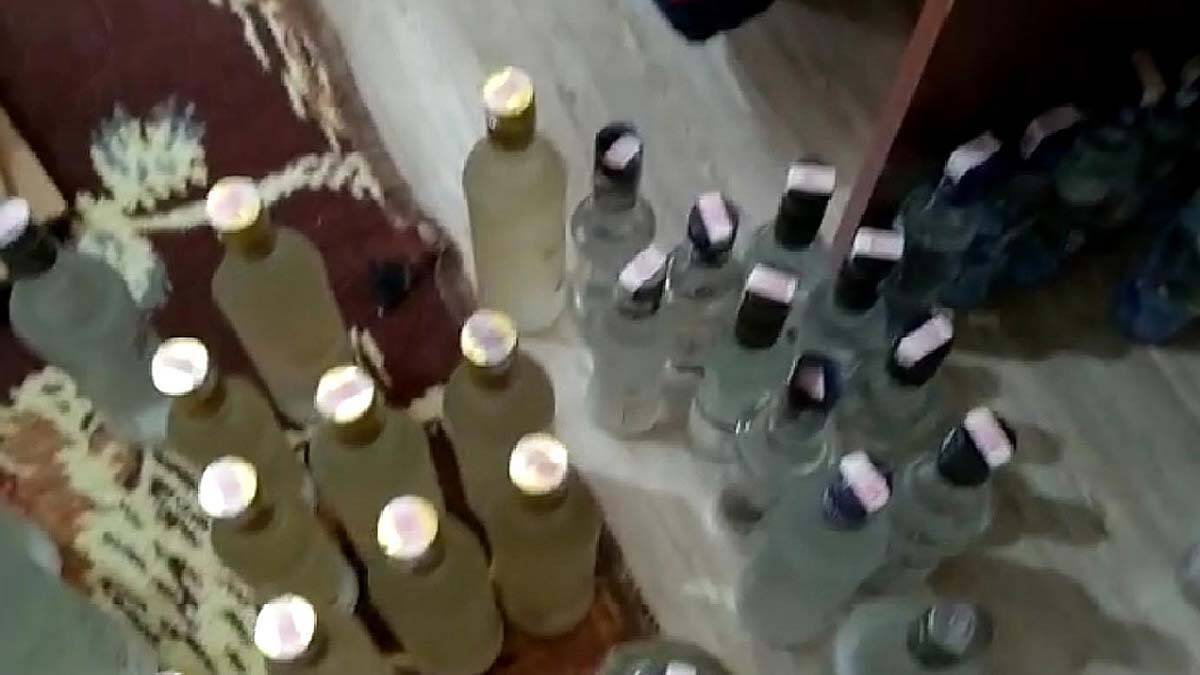 Kayseri'de kaçak içki operasyonunda 1 gözaltı