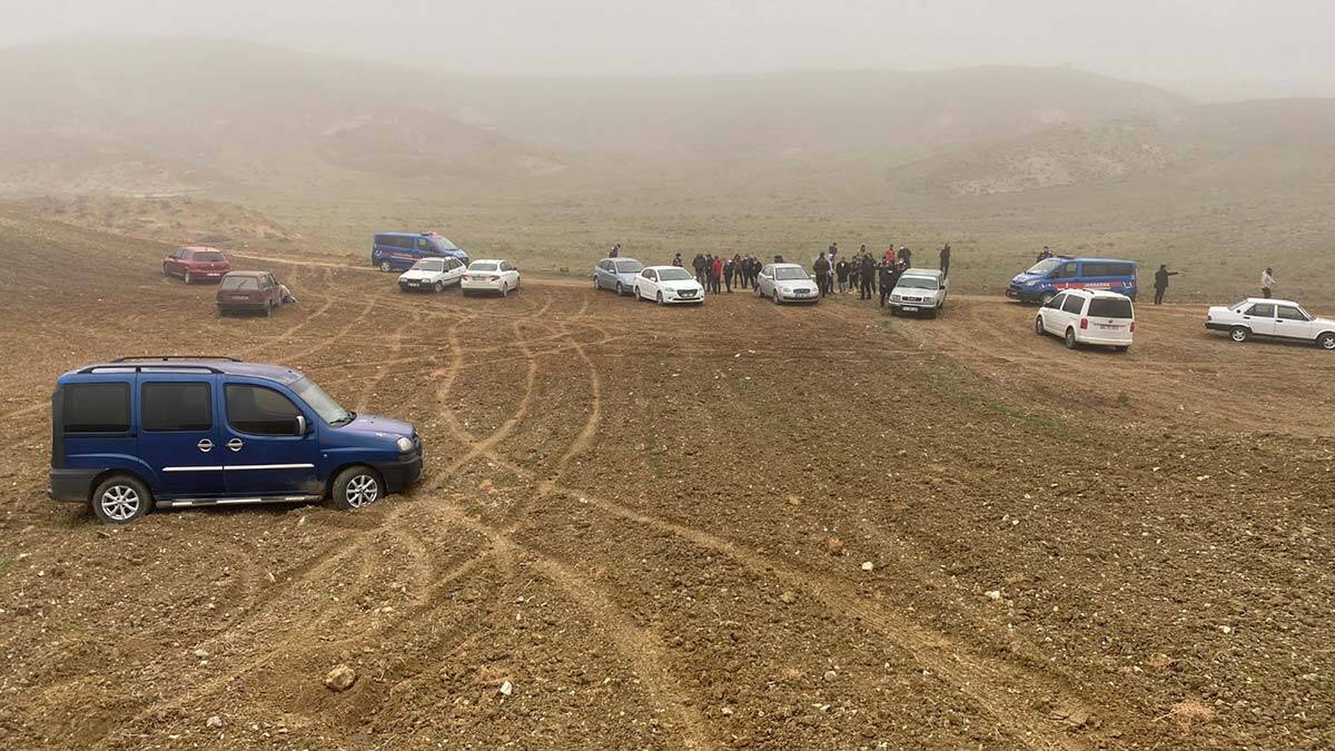 Kırıkkale'de köpek dövüşen yapılan arazide suçüstü