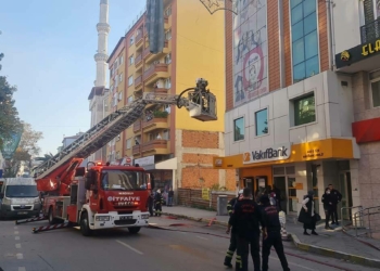 Kız öğrenci yurdunda yangın çıktı