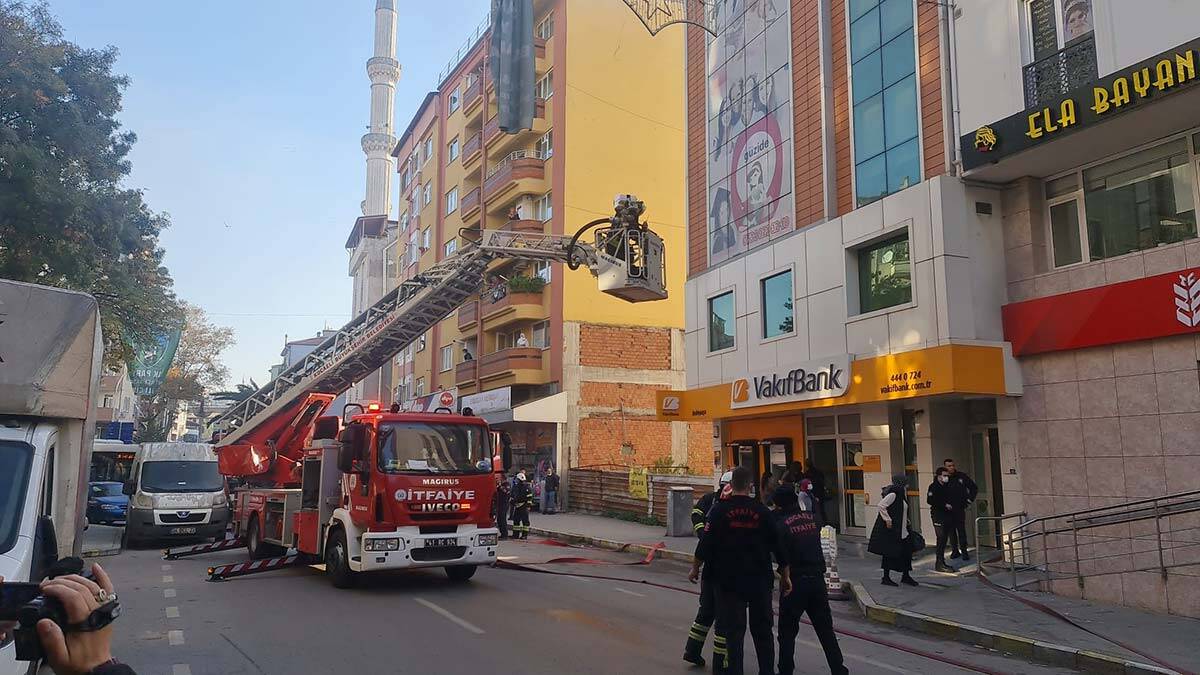 Kız öğrenci yurdunda yangın çıktı