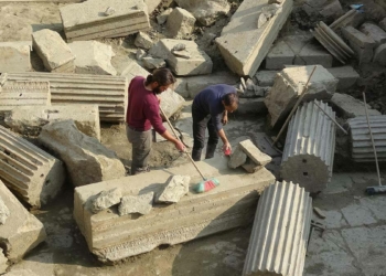 Magnesia Antik Kenti'nde Zeus Tapınağı bulundu