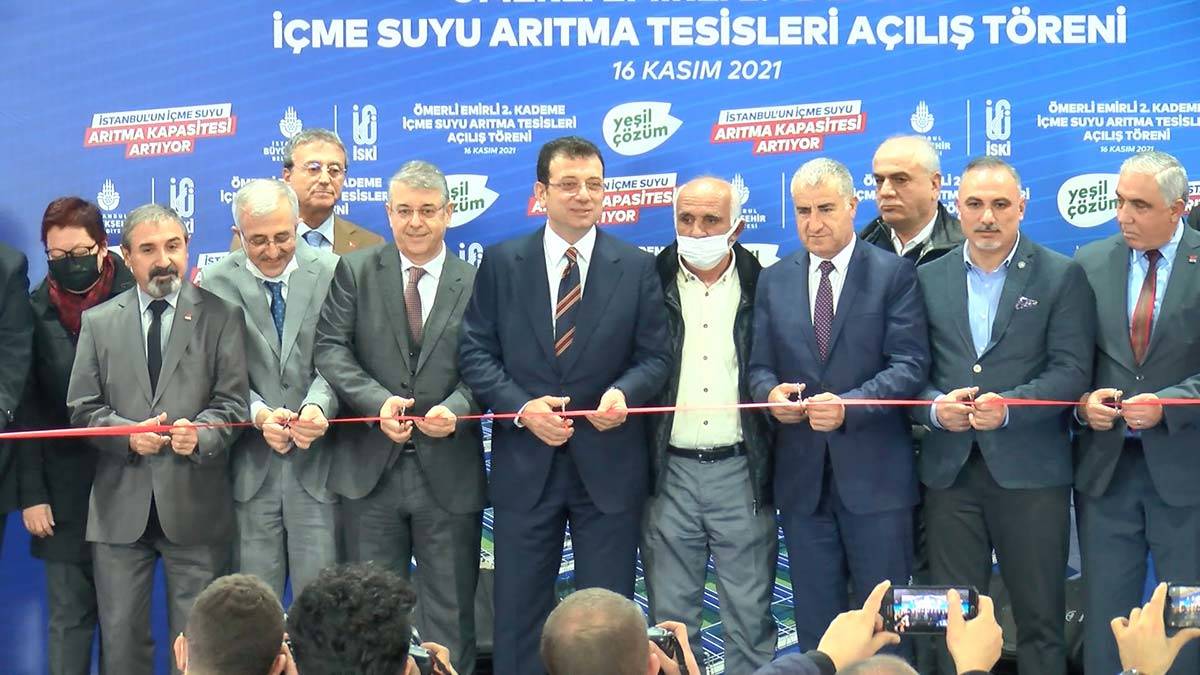 Pendik Emirli 2. Kademe İçmesuyu Arıtma Tesisi açıldı