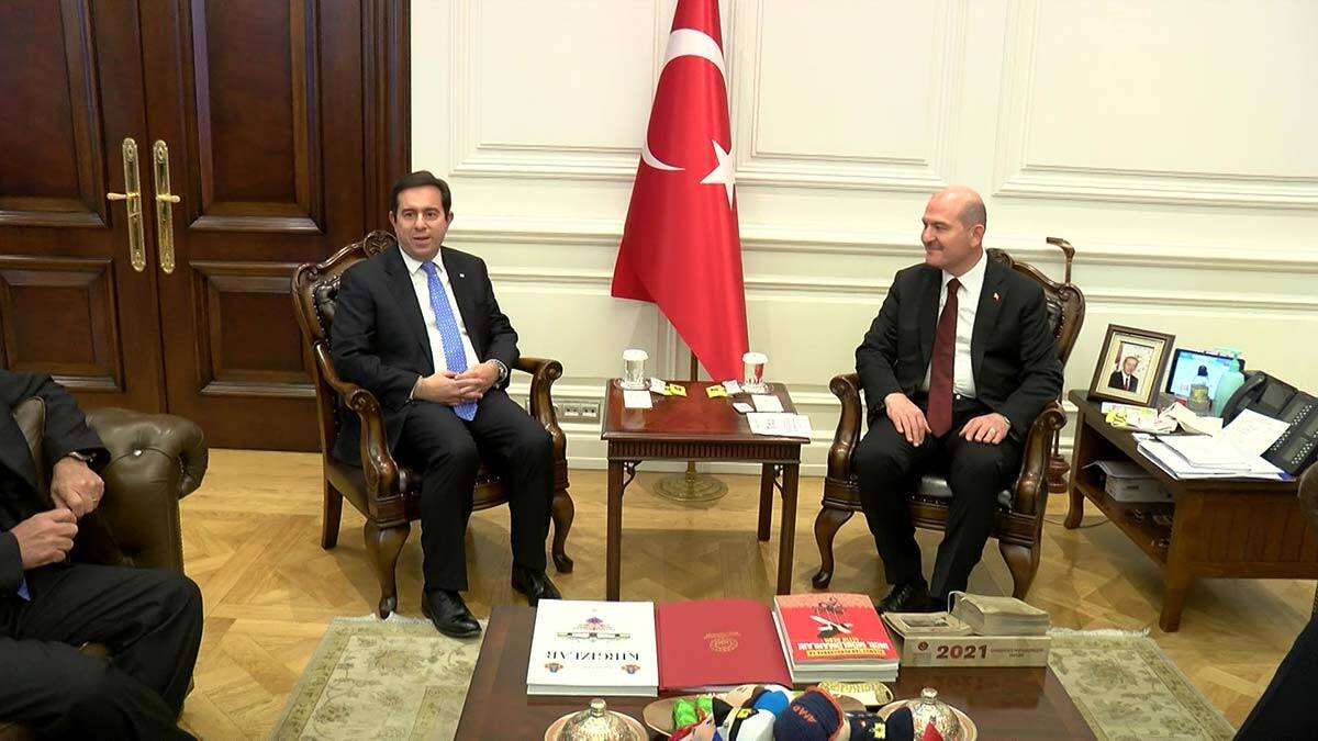 Soylu, Yunanistan Göç ve İltica Bakanı ile görüştü