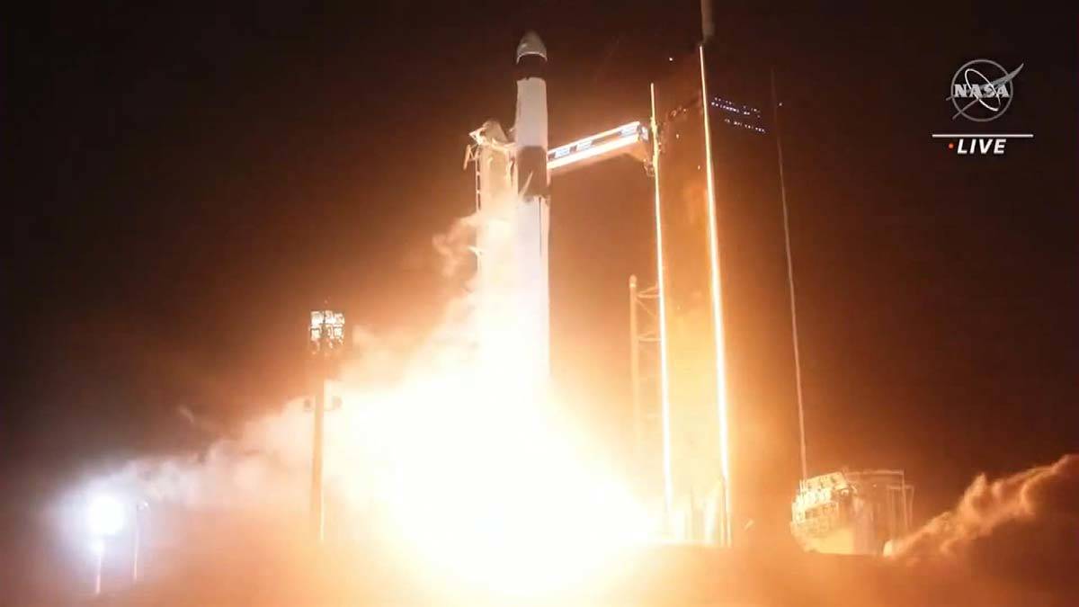 SpaceX Crew 3 astronotları uzaya gönderildi