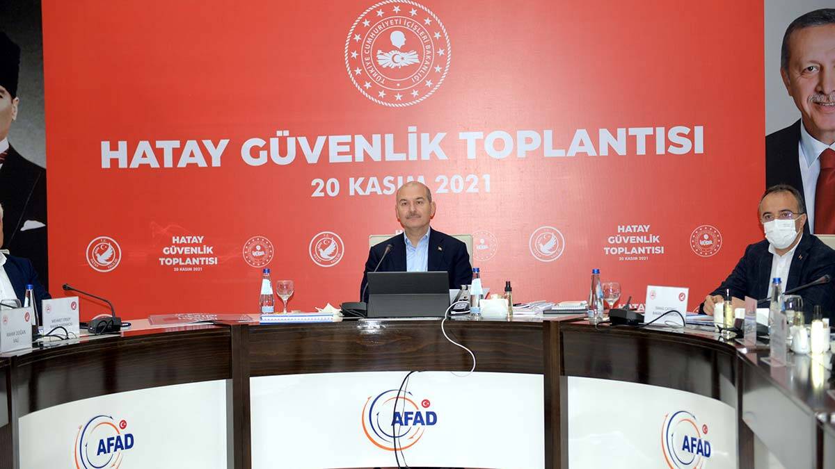 Süleyman Soylu başkanlığında güvenlik toplantısı