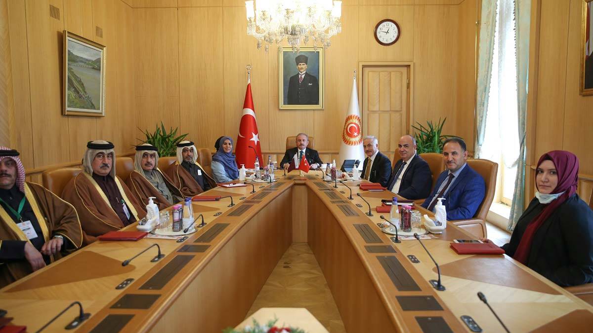 TBMM Başkanı Şentop, Katar heyetini kabul etti