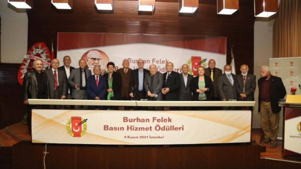 TGC Burhan Felek Basın Hizmet Ödülleri sahiplerini buldu
