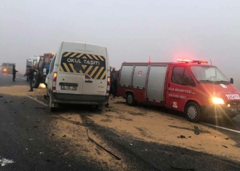 Tokat'ta yoğun sis: 1 ölü 9 öğrenci yaralı