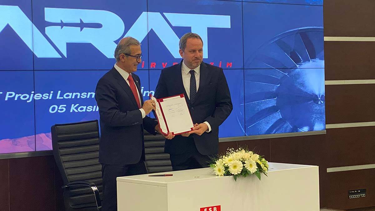 Turbojet Motor Projesi ARAT'ın sözleşmesi imzalandı