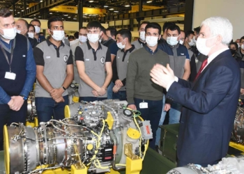 Türkiye'nin ilk yerli helikopteri 50'nci motoru üretildi