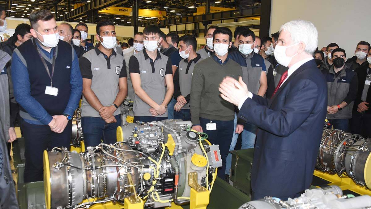 Türkiye'nin ilk yerli helikopteri 50'nci motoru üretildi