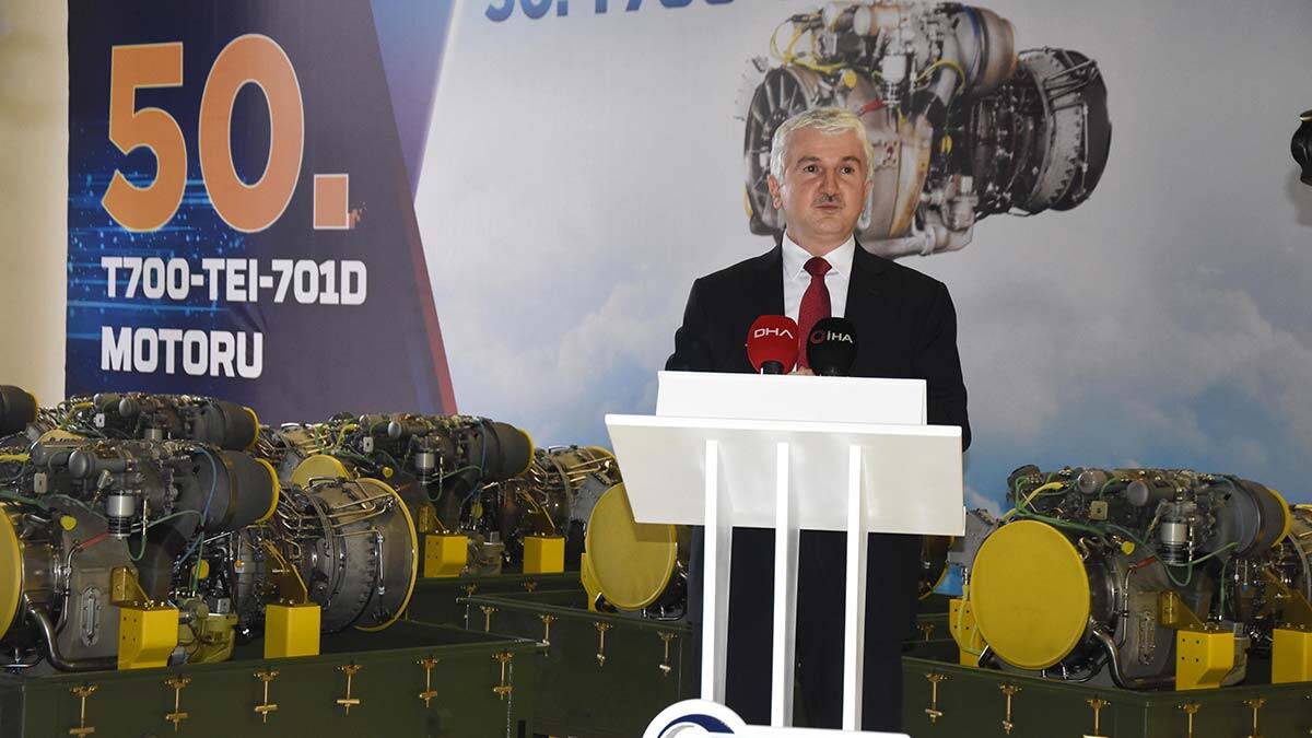 " Sözleşme bittiği zaman ve bütün motorları teslim ettiğimiz 2025 yılından sonra da 25 yıl boyunca bu motorların bakım, onarım ve idamesinden de TEI olarak sorumlu olacağız"