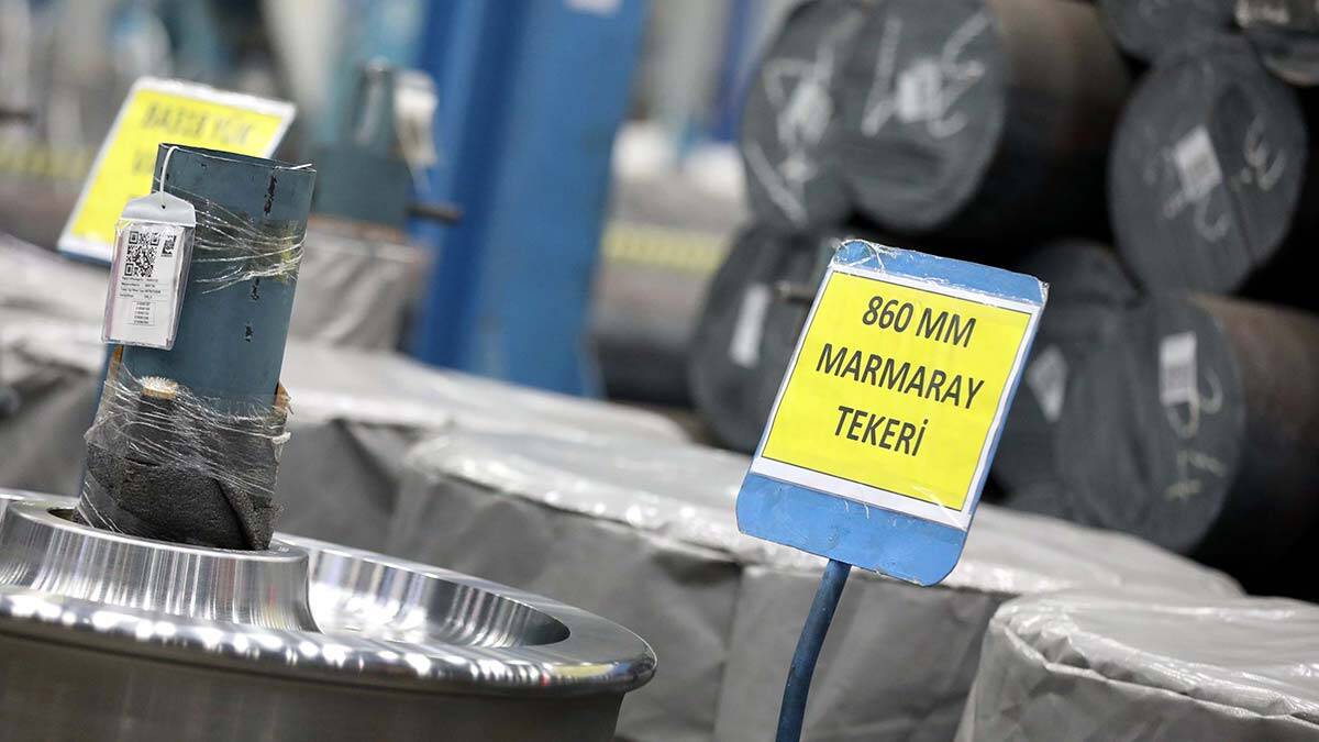 " Yük vagonu tekerlerinden Marmaray'da kullanılabilen tekerlere kadar bu tesiste üretim yapma kabiliyeti var"