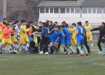 Ankara'da U18 Gençler Ligi maçında kavga