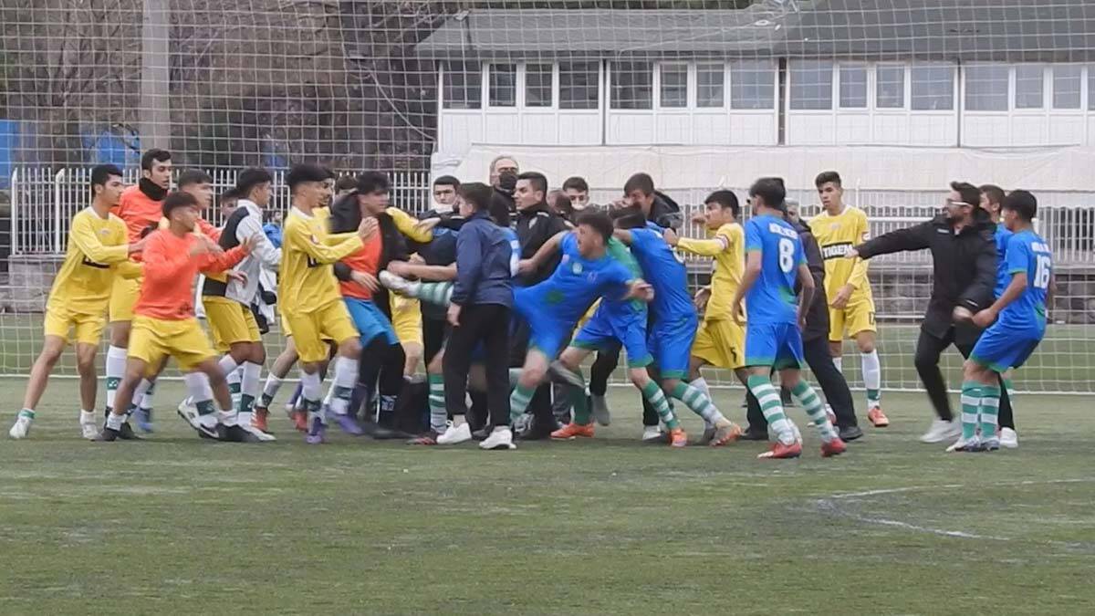 Ankara'da U18 Gençler Ligi maçında kavga