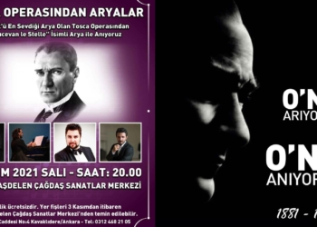 10 Kasım Atatürk'ü Anma Haftası'nda 2 konser
