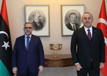 Çavuşoğlu Libya Devlet Yüksek Konseyi Başkanı ile görüştü