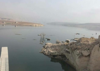 Baraj suları çekildi, eski Hasankeyf göründü