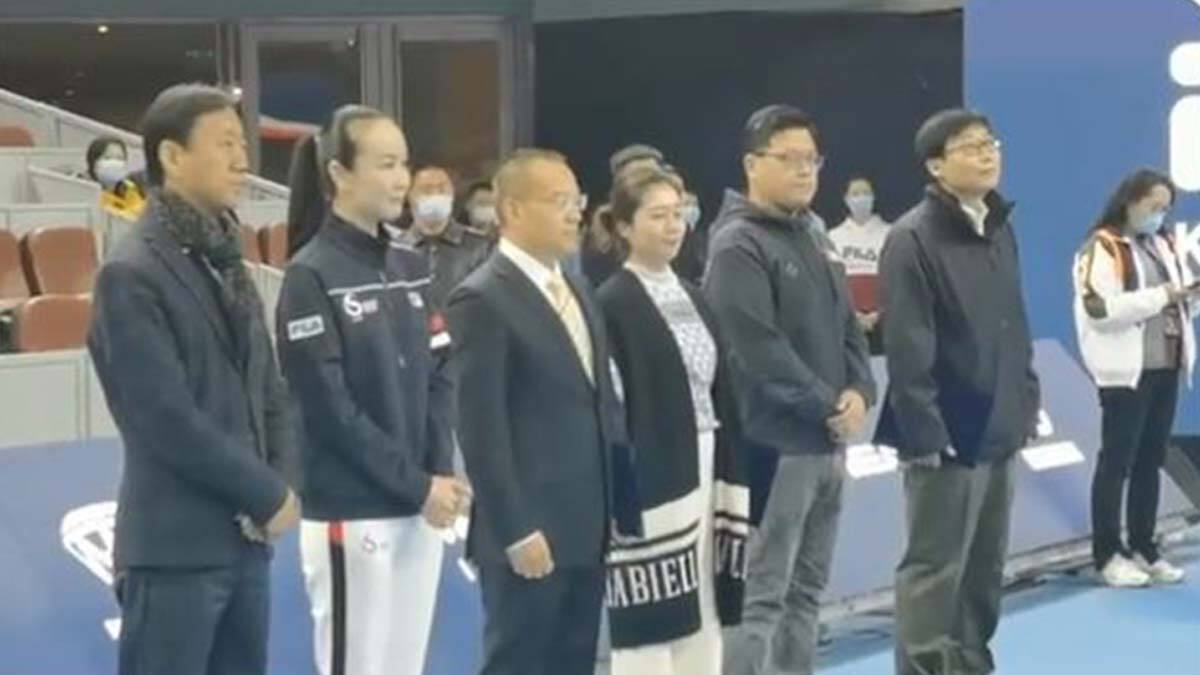 Çin devlet medyası Shuai'nin görüntüsünü paylaştı