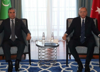 Erdoğan Berdimuhamedov ile görüştü