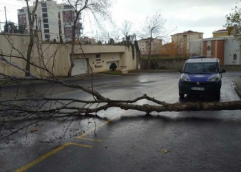 Lodos fırtınası nöbeti