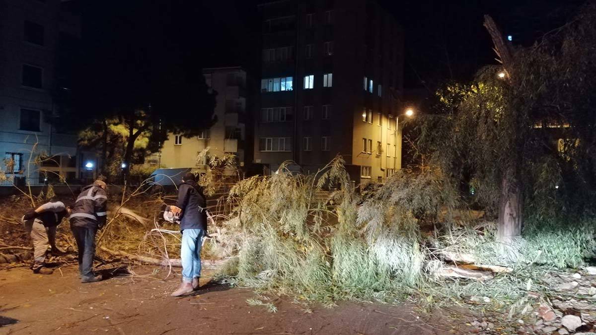 Lodos fırtınası nöbeti