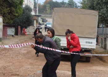 Kocaeli'de doğal gaz borusu patladı