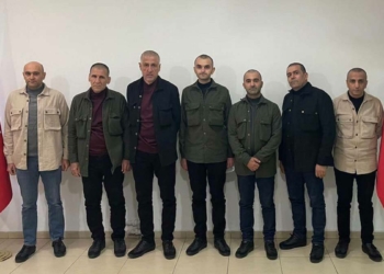 Libya'da 2 yıldır alıkonulan 7 Türk yurda getirildi